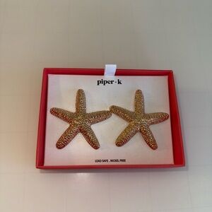 Large Starfish Earrings